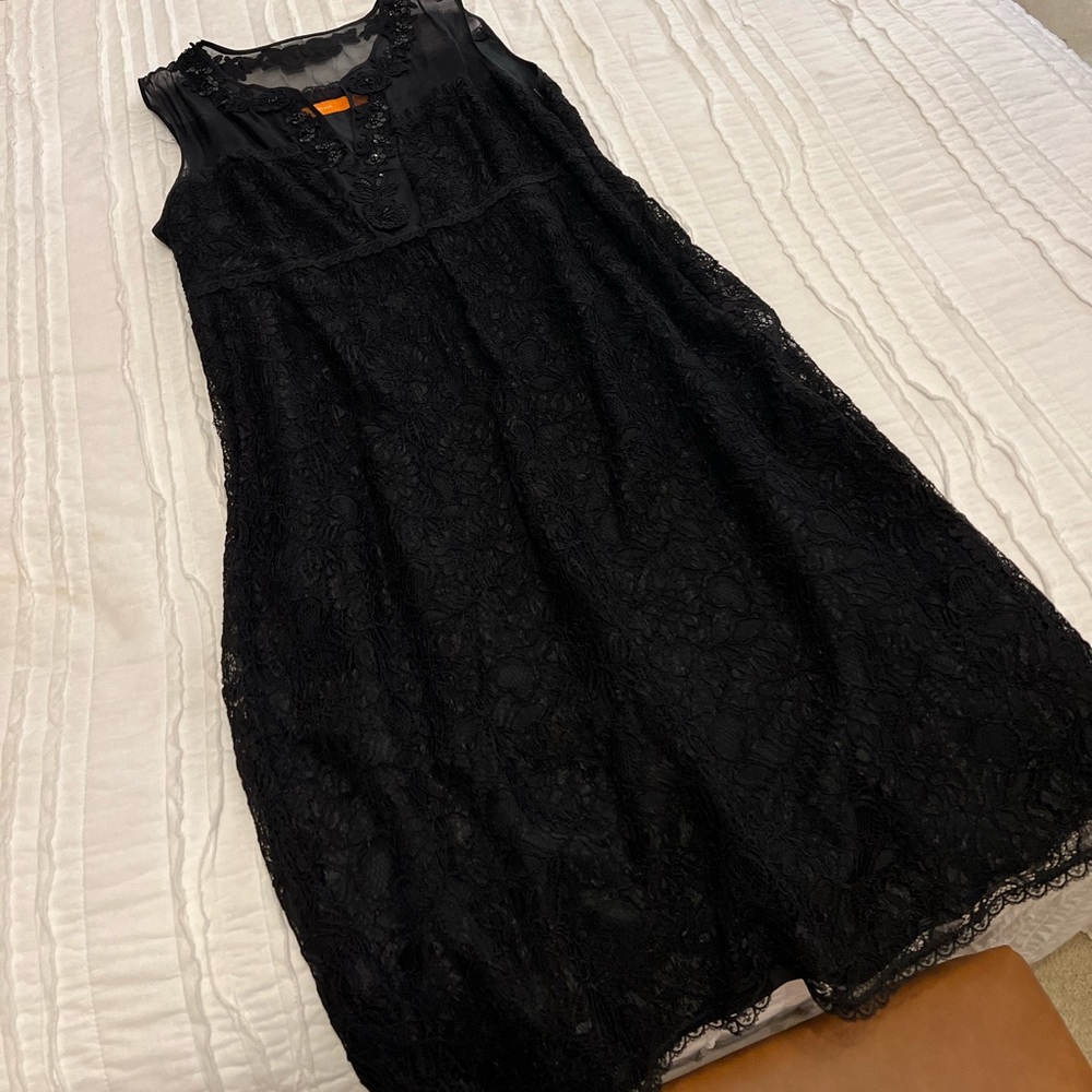 Cynthia Steffe Black Lace Cocktail Dress